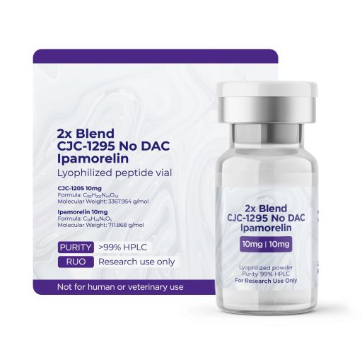 CJC-1295 w/o DAC 10mg + Ipamorelin 10mg Peptides