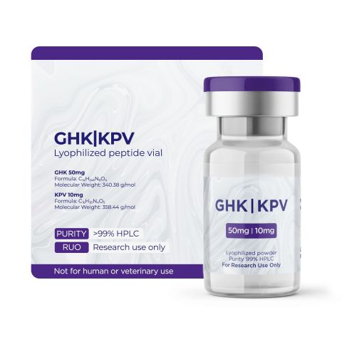 GHK 50mg + KPV 10mg Peptides - Thumbnail 1