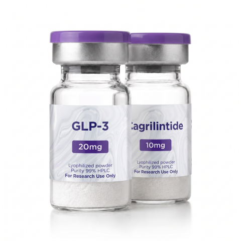 Incretin Pathway Research Kit — GLP-3 20mg + Cagrilintide Peptides - Thumbnail