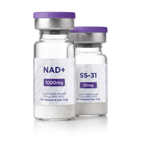 Cellular Aging & Senescence Research Kit — NAD⁺ 1,000mg + SS-31 10mg Peptides - Thumbnail