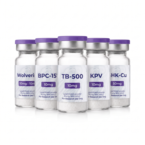 Project Phoenix Research Kit — BPC/TB Blend + BPC-157 10mg + TB-500 10mg + KPV 10mg + GHK-Cu 50mg Peptides - Thumbnail